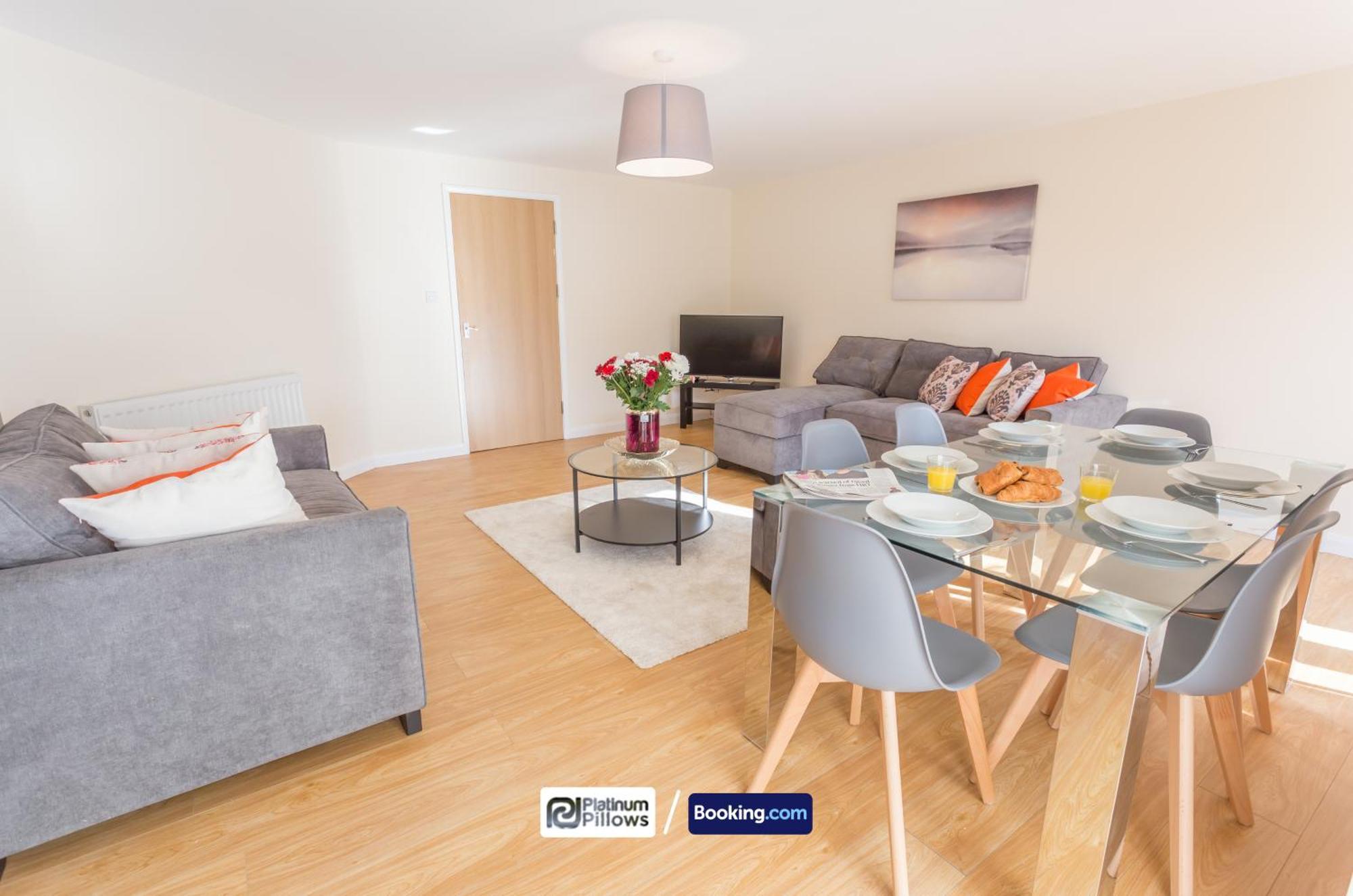 Modern Oxford 2 Bedroom Apartments, Families & Contractor Accommodation, Near John Radcliffe Hospital Exterior foto